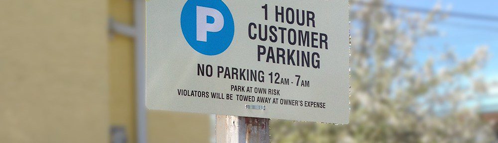 Buy-Low Food – Parking Sign